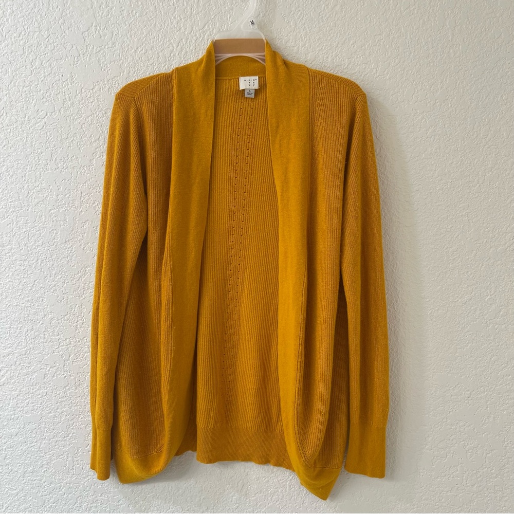 A New Day Golden Yellow Knit Cardigan